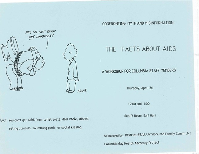 The Facts About AIDS Workshop for Staff flyer