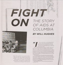 Cover of an article called Fight On