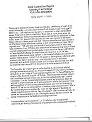 AIDS Committee Report, July 8, 1986