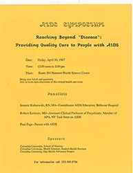 AIDS Symposium Flyer